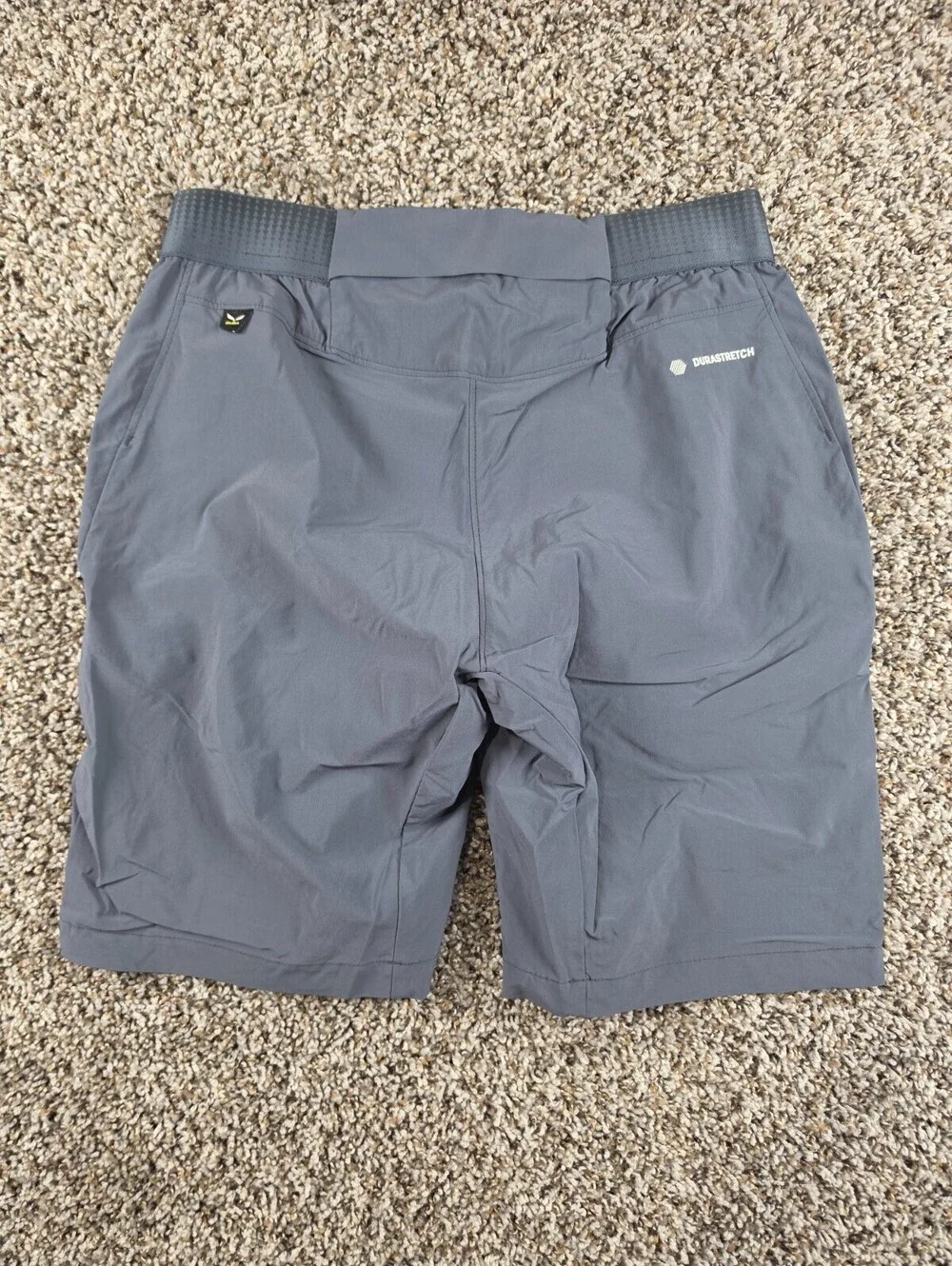 Salewa Shorts Womens Lightweight Outdoor Hiking Zip Pocket Stretch Slate Sz M